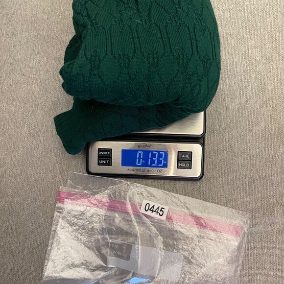 NWT Gabby Skye Hunter Green Textured Knit Dress Medium NEW - Picture 9 of 9